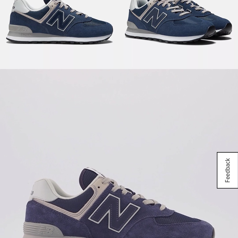 New Balance Blue Athletic Shoes